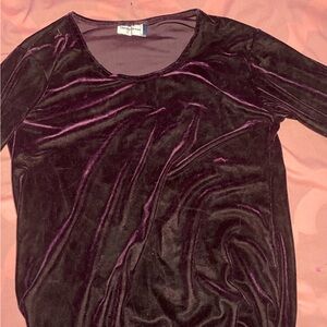 Velvet Long Sleeve top